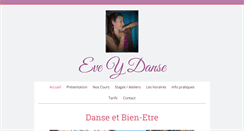 Desktop Screenshot of eveydanse.com
